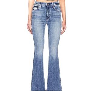 NWOT C&C California High Rise Flare Jeans with Raw Hem Size 4/27